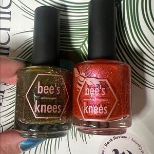 BOGO Bee's Knees Thank You for 2025 and Scorned Nail Polish